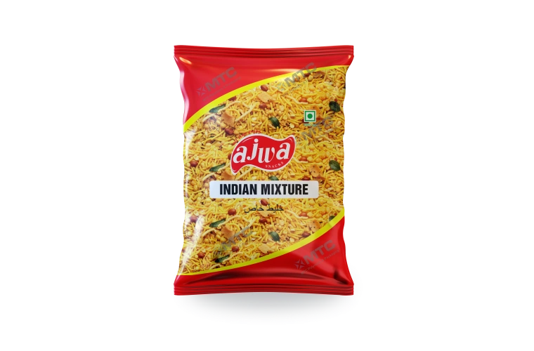 Ajwa Mixture Snacks Center Sealed Pouches